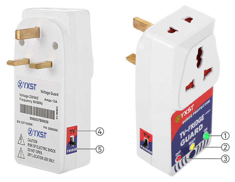 1517 Wholesale 13A Over/under voltage Protector Instruction