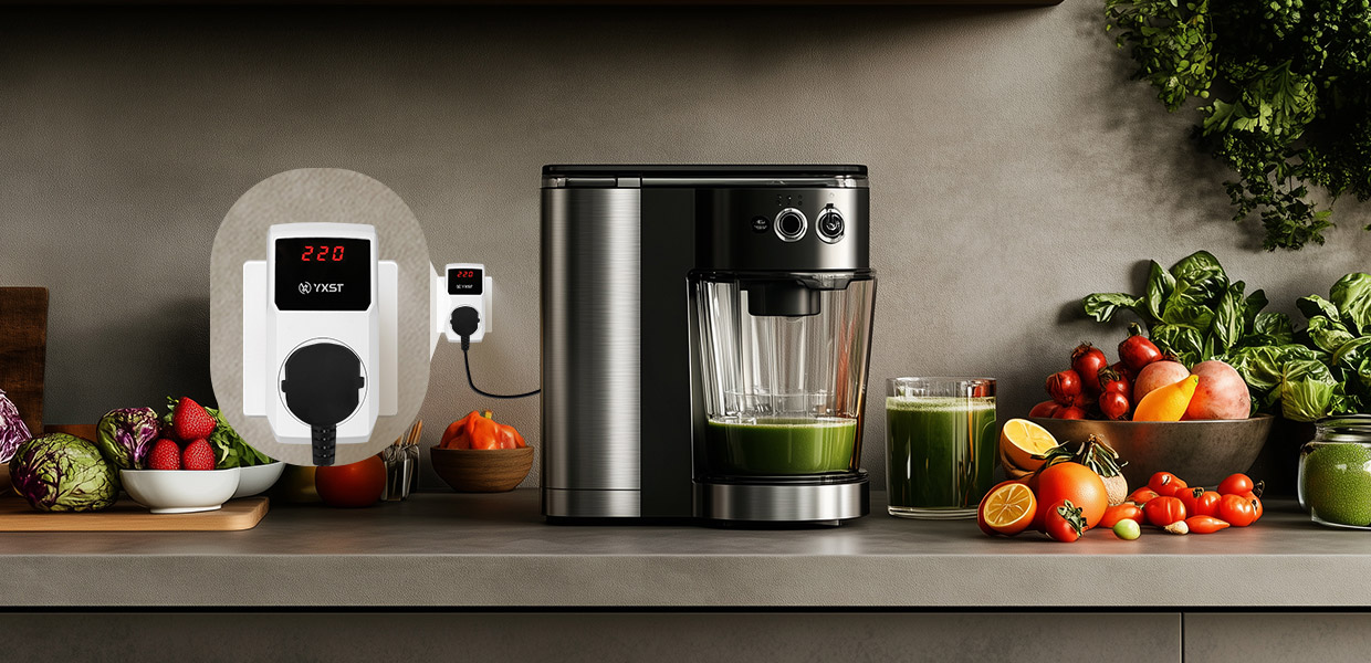 Electric Juicer Machine Voltage Protector Multifunctional Plug K06UKD