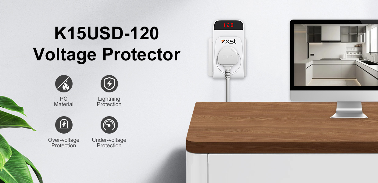 K15USD-120 Automatic Voltage Protector For Fridge Guard